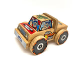 Wooden Mega Crush Monster Truck Moving Wheels Known As Destruction Monster or Destroyer King - TheRealThreads